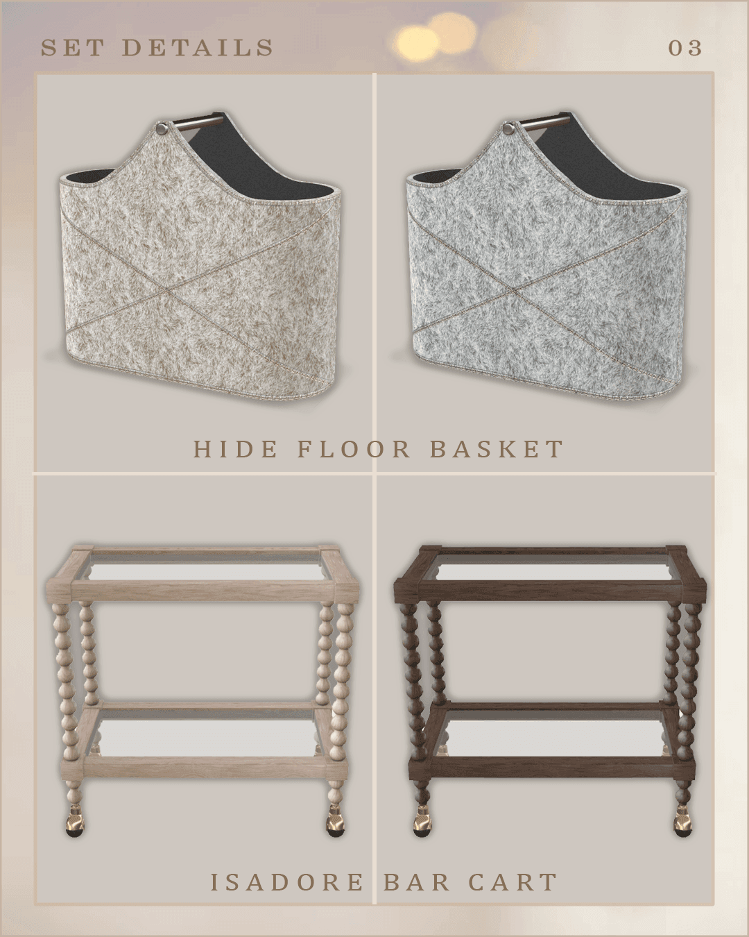 Галерея мода Набор для гостиной Hudsen vol-1 #3